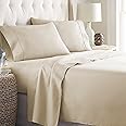 Danjor Linens Twin Size Bed Sheets Set - 1800 Series 4 Piece Bedding Sheet & Pillowcases Sets w/ Deep Pockets - Fade Resistan