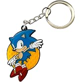 Zen Monkey Studios' Leaping Sonic - Classic Sonic The Hedgehog Keychain
