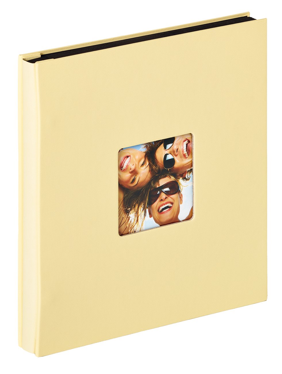 walther Design Photo Album Cream 400 Photos 10x15 cm Stock Album with Cover Punching, Fun EA-110-H