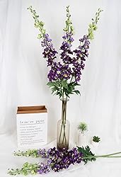 IPOPU 41.33 in Purple Delphinium Artificial Flowers