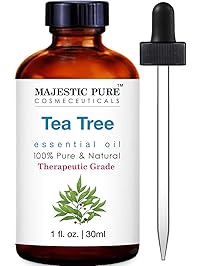 Majestic Pure Tea Tree Essential Oil, Pure and Natural with Therapeutic Grade, Premium Quality Tea Tree Oil