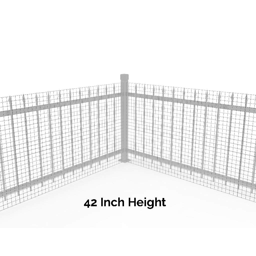 Reviews Dog Proofer Wide Gap Fence Dog Barrier Kit 100' Kit 42 Inch Height
