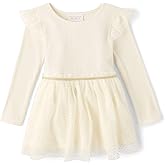The Children's Place baby girls Heart Mesh Tutu Dress