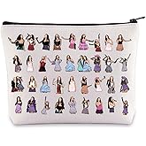 WZMPA Singer Tour Cosmetic Bag Album Music Fans Gift Singer Concert Musical Makeup Zipper Pouch Bag Singer Merchandise (Singer character)