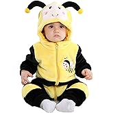 TONWHAR Unisex-Baby Animal Onesie Costume Cartoon Animal Outfit Homewear Kids' One-Piece Rompers
