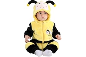TONWHAR Unisex-Baby Animal Onesie Costume Cartoon Animal Outfit Homewear Kids' One-Piece Rompers