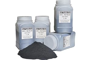 HDongany 4 LBS Rock Tumbler Grit Step 3 - Pre-Polish Grit(500#), Compatible with Any Brand Tumbler Stone Polisher,Rock Polisher,Tumbler Media Grit,Rock Polishing Grit Media (STEP3-4LB)