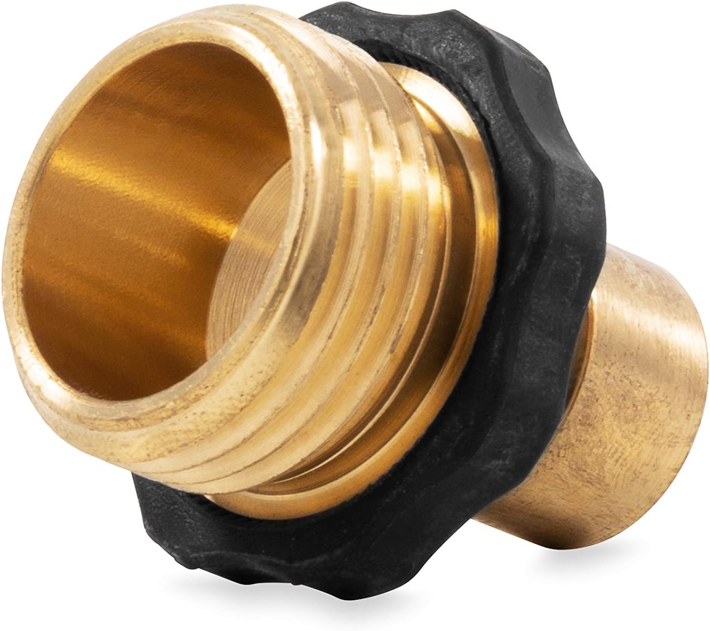 Camco 5/8" Brass and Steel Quick Hose Disconnect - Connect and Disconnect Between Multiple Hose Attachments | Automatic Shut-Off When Disconnected | 1 Female & 3 Male Fittings - 4 Pack - (20136): Automotive