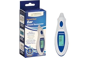 VERIDIAN HEALTHCARE Veridian Tympanic Ear Thermometer Digital Display 09-340 1 Each