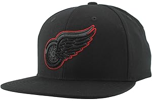 ZHATS NHL Unisex-Adult NHL Officially Licensed Adjustable Snapback Hat Flat Bill Z11 Black Element