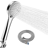 HENZIN Shower Head,High Power Low Pressure Boosting Showerhead 3-Function Water 