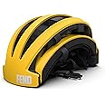 FEND One Foldable Bike Helmet - Adult Mens and Womens Bike Helmet - Collapsible by 50% of Original Size - Safety Certified for Bicycle Road Bike Scooter Cycling Commuter Helmet