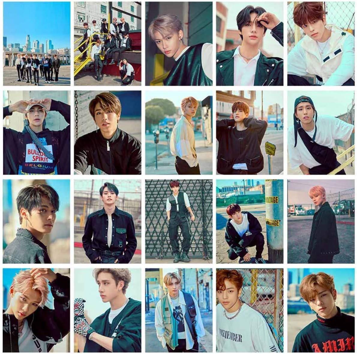 Letitia World-Wide Super Junior Stray Kids Combination New Album Postcard LOMO Card(None H06)
