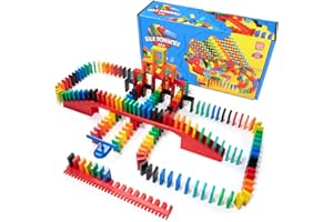Bulk Dominoes Pro-Domino Kit | Dominoes Set, STEM STEAM Small Toys, Family Games for Kids, Toys, Building, Toppling, Chain Reaction Sets (Starter)