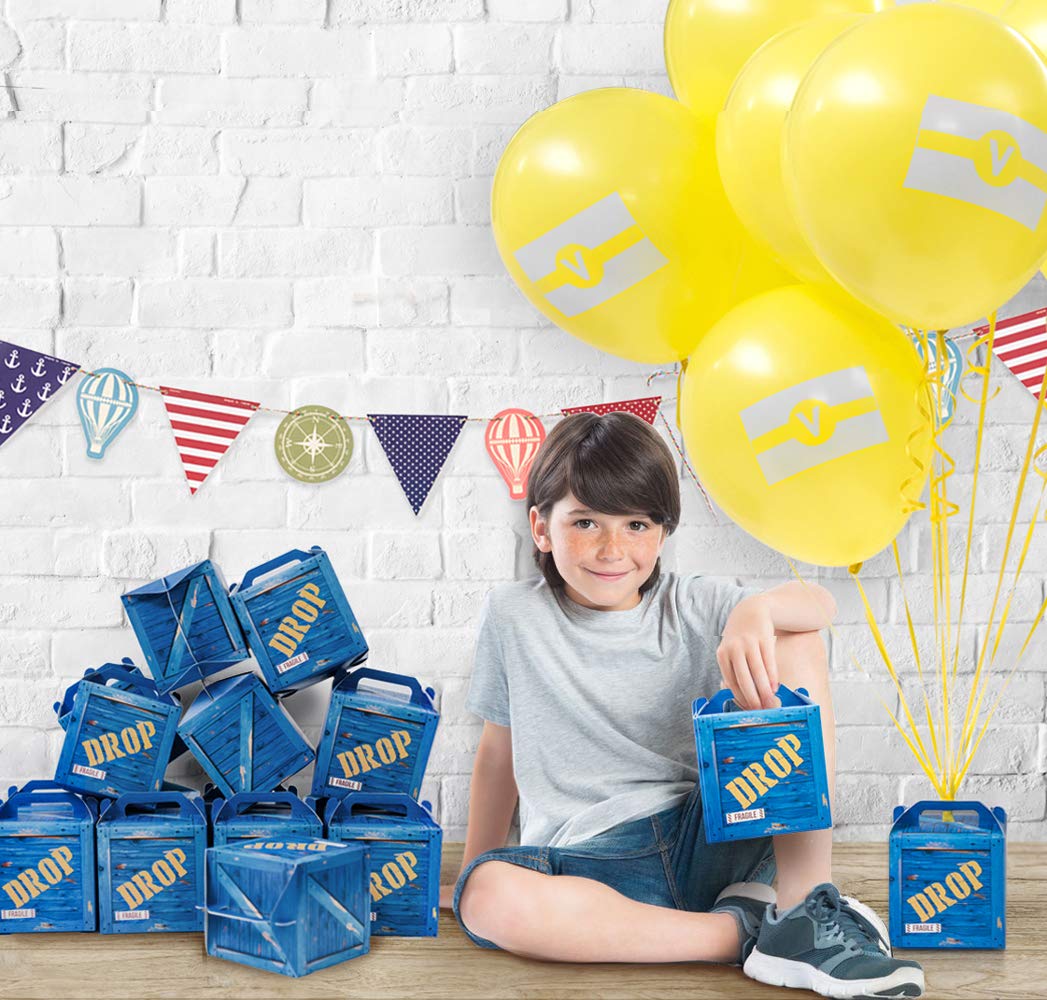 Game Party Military Supply Loot Drop Box Party Favors. Decoration and Gift Bags, Gaming-Themed Birthday Activities and Party Supplies