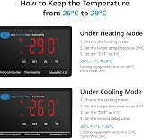 NICREW Digital Temperature Controller 1100W 220V Reptile Thermostat view 3