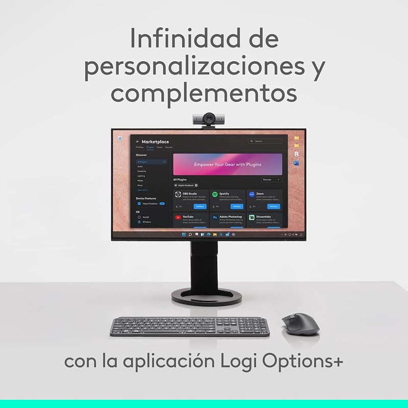 MX Master 4, ratón inalámbrico ergonómico