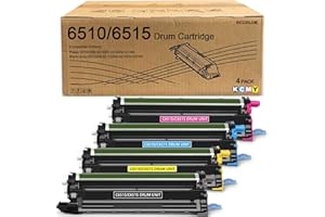 SPLENDIDCOLOR Phaser 6510 Workcentre 6515 Drum Unit Cartridge Replacement for Xerox 108R01417 108R01418 108R01419 108R01420 Drum Unit Cartridge Compatible for Xerox Phaser 6510 Workcentre 6515 Printer
