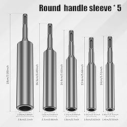 5Pcs Ground Rod Driver 8/10/12/16/20mm Professional