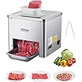 VEVOR Meat Cutter Machine, 550W Meat Slicer, 350 lb/h Commercial Meat Cutting Machine, Stainless Steel, 3.5 mm Thickness, Electric Food Cutting Slicer for Home Kitchen, Restaurant, Supermarket