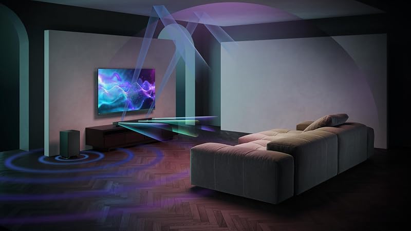 Q Barra de Sonido TV HT-SBW53121(BK) – Negro – 550W 3.1.2 Dolby Atmos