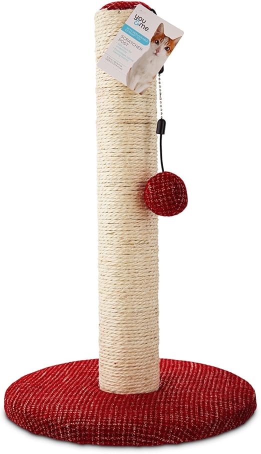 you & me sisal cat scratching post