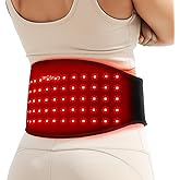 Comfytemp 5000mAh Portable Red Light Therapy Belt for Body, FSA Eligible HSA Near Infrared Light Therapy Wrap, 13W Wearable Light Wrap for Lower Back Waist Belly Joint Muscle, 50''x7''