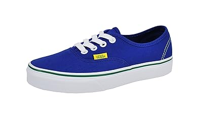 blue yellow green vans