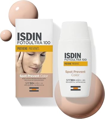 Fotoultra 100 Fotoultra Spot Prevent Color SPF 50+ Protector Solar Facial Con Color Que Ayuda A Prevenir Manchas Solares Con Alta Protección UVB/UVA, Protege, Previene Y Unifica El Tono -50 ml