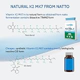 Health4All Vitamin K2 MK7 200mcg Natto 180 Tablets Vegan UK Made view 3