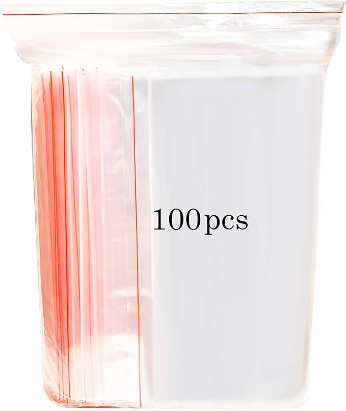 Sacs Plastiques Transparents Refermables - Lot De 200, Taille 4x6cm, épais Et Réutilisables - 7