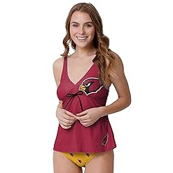 FOCO Women's Standard NFL Team Logo Ladies Bathing