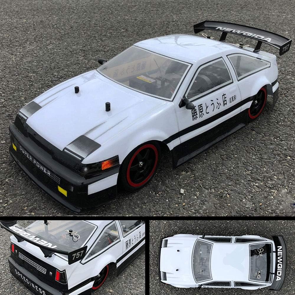 Ycco RC Drift Car Toy Four-Wheels Drive 4WD Remote Control Racing Model Toy Vehicle RTR 360°Rotation Stunt High Speed Drifting 2.4Ghz Four-wheel drive drift racing