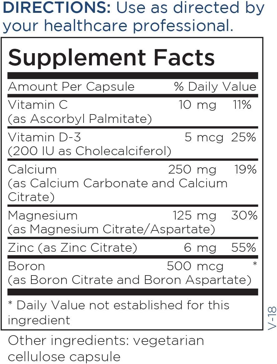 Metabolic Maintenance Cal Mag Zinc Complex with Vitamin D-3 - Calcium Supplement with Magnesium, Boron + Zinc - Minerals for Bone + Heart Support, No Fillers (120 Capsules): Health & Personal Care