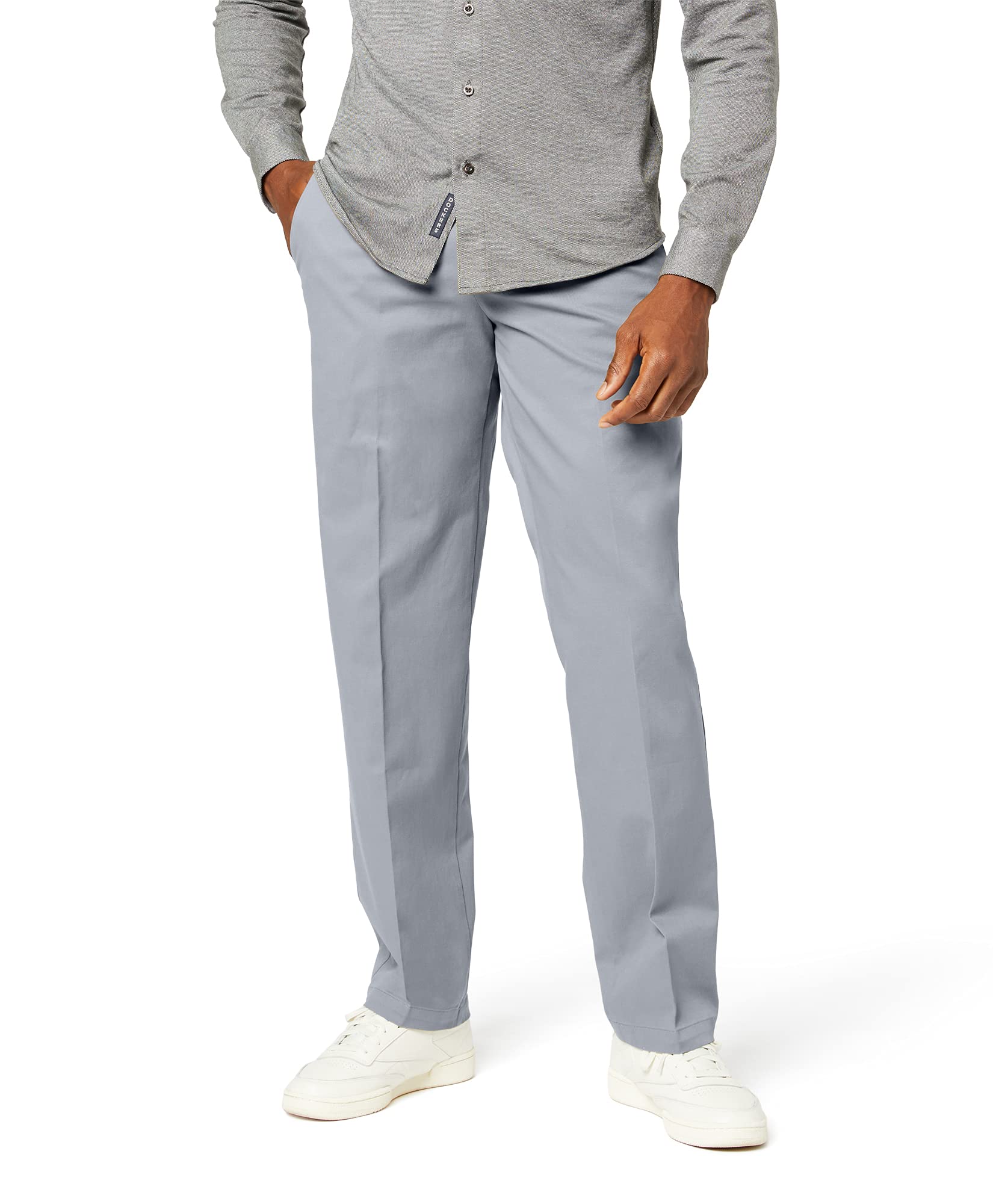 Pantaloni Chino Dockers Classic Fit Workday Khaki – Con Tecnologia Smart 360 Flex, Uomo