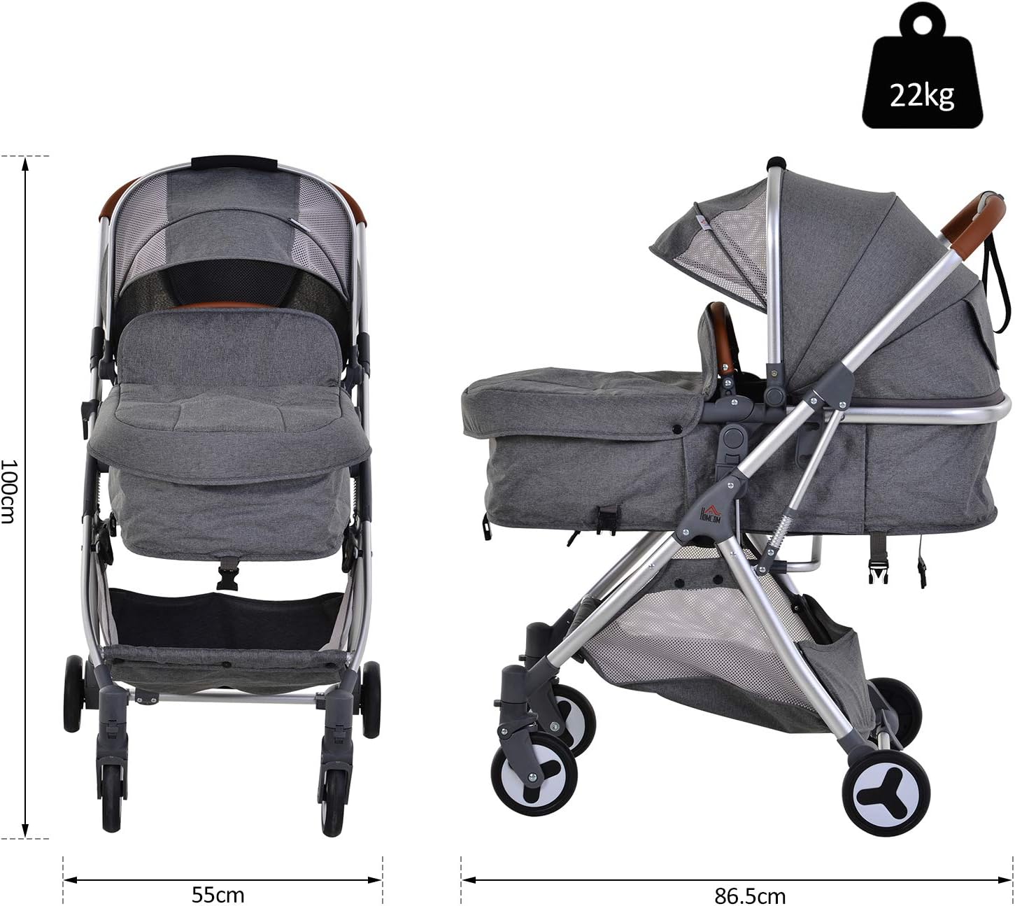 homcom baby stroller