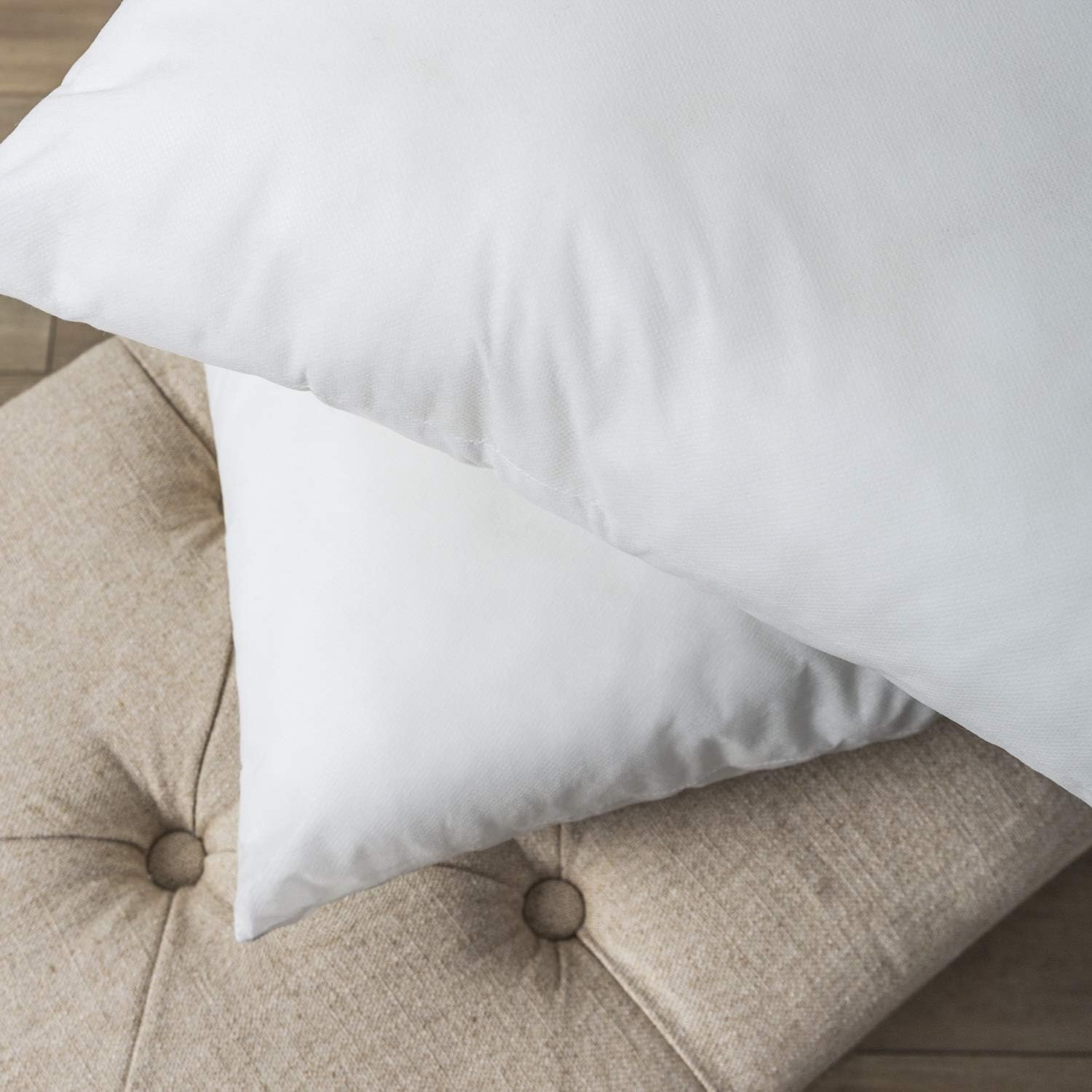 Phantoscope 18 x 18 Pillow Inserts, Set of 4 Hypoallergenic Square Form Decorative Throw Pillow Inserts Couch Sham Cushion Stuffer - 18 inches: Home & Kitchen