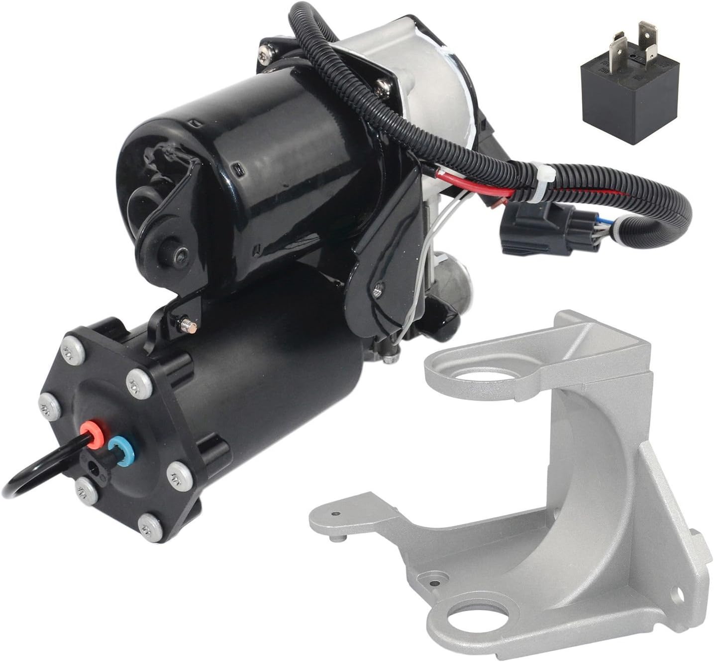 Air Suspension Compressor Pump&Mount Bracket LR023964 RQU500064