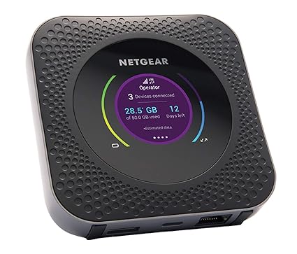 Netgear Nighthawk M1 Mobiler Wlan Router 4g Lte Router Mr1100 Bis Zu 1 Gbit S Download Geschwindigkeit Hotspot Fur Bis Zu 20 Gerate Wlan Uberall