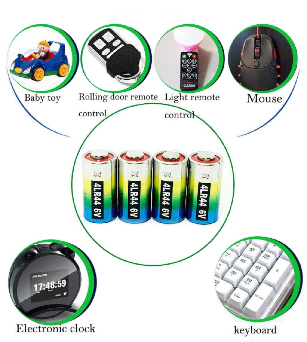 Cotchear 5Count 4LR44 / 476A / PX28A / A544 / K28A / L1325 Battery 6V Alkaline BatteriesHigh Capacity for Dog Collars