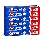 Crest Fluoride Anticavity Toothpaste, 6-Pack Regular Paste, 2.4 Oz Toothpaste Tubes, Clinically Proven Oral Care, Cavity Protection Tooth Paste, Freshens Breath, Healthy Teeth and Gums