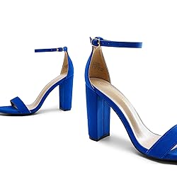DREAM PAIRS Women's Hi-Chunk High Heel Pump