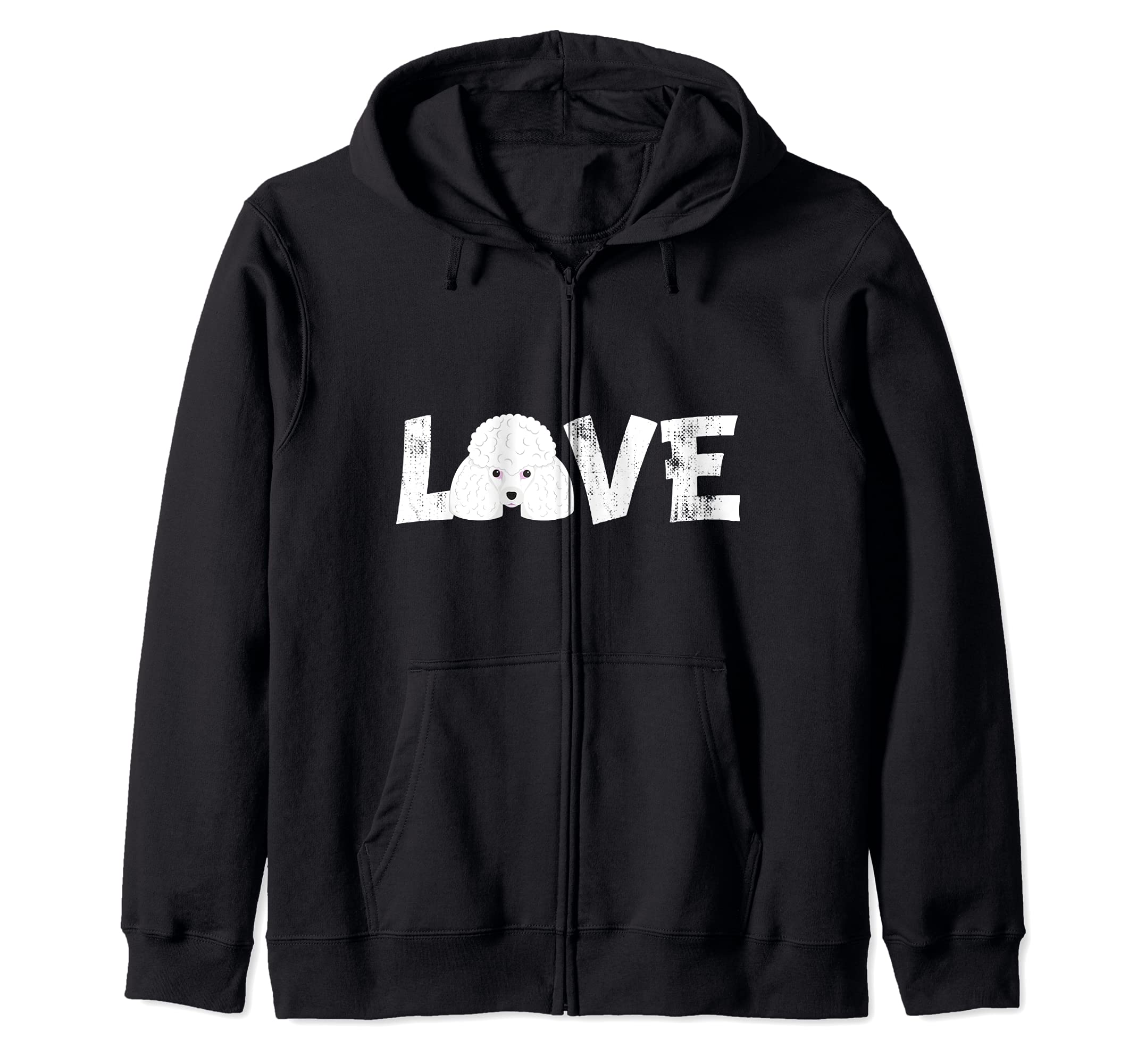 Dog Mom Dog Dad Poodle Dog Pet Lover Zip Hoodie