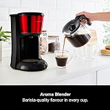 Morphy Richards Equip Filter Coffee Machine 10 Cup Pour Over Red Black view 2