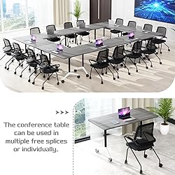 SOIUDNEB Conference Table,Wooden Folding Conference