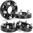 KSP 5x114.3 Wheel Spacers for Compass Fusion Escape, 1"(25mm) Hubcentric Spacer with M12x1.5 Thread Pitch 67.1mm Bore Compatible with CX-3 MK Patriot, 5x4.5 Forged Spacer with Hub-Lip for 5 Lug Wheel