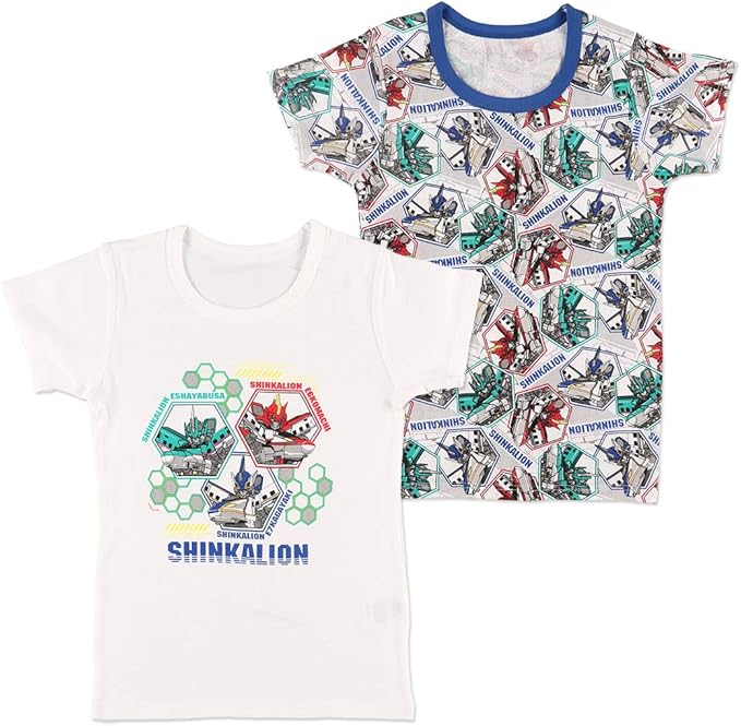 Amazon Co Jp 西松屋 2枚組半袖シャツ シンカリオン 100cm 110cm 1cm 100cm 服 ファッション小物