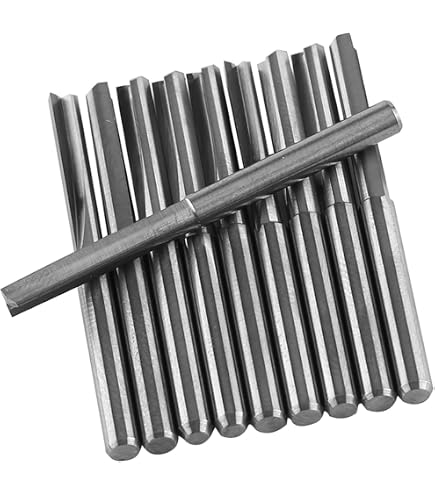 Yonico 31014-SC 1/4-Inch Diameter O Flute Upcut Spiral End Mill CNC Router Bit 1 4 Inch Shank