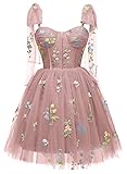 Spaghetti Strap Tulle Homecoming Dresses Short for
