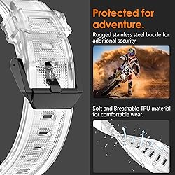 WINGLE Silicone Rubber Bands for Apple Watch Band